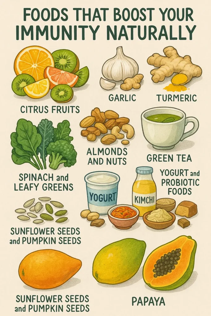 foods that boost your immunity naturally